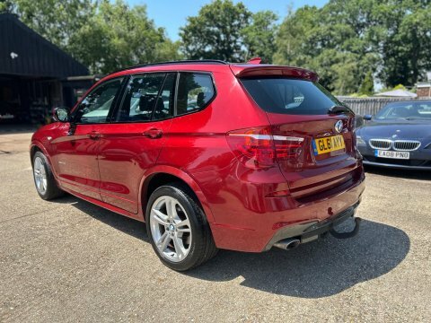 BMW X3 Xdrive20d M Sport Red #6