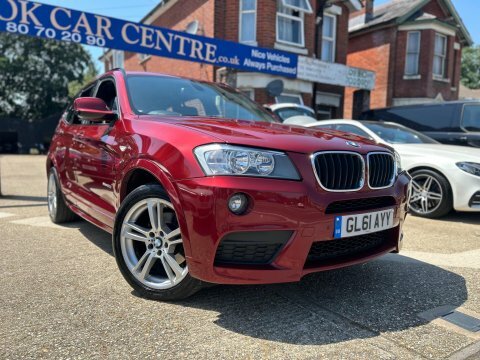 BMW X3 Xdrive20d M Sport Red