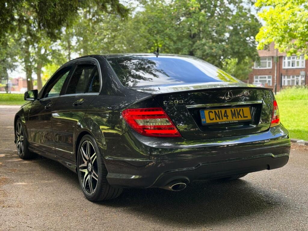 Mercedes-Benz C Class 2.1 C200 Cdi Amg Sport Plus Euro 5 Ss Black #4