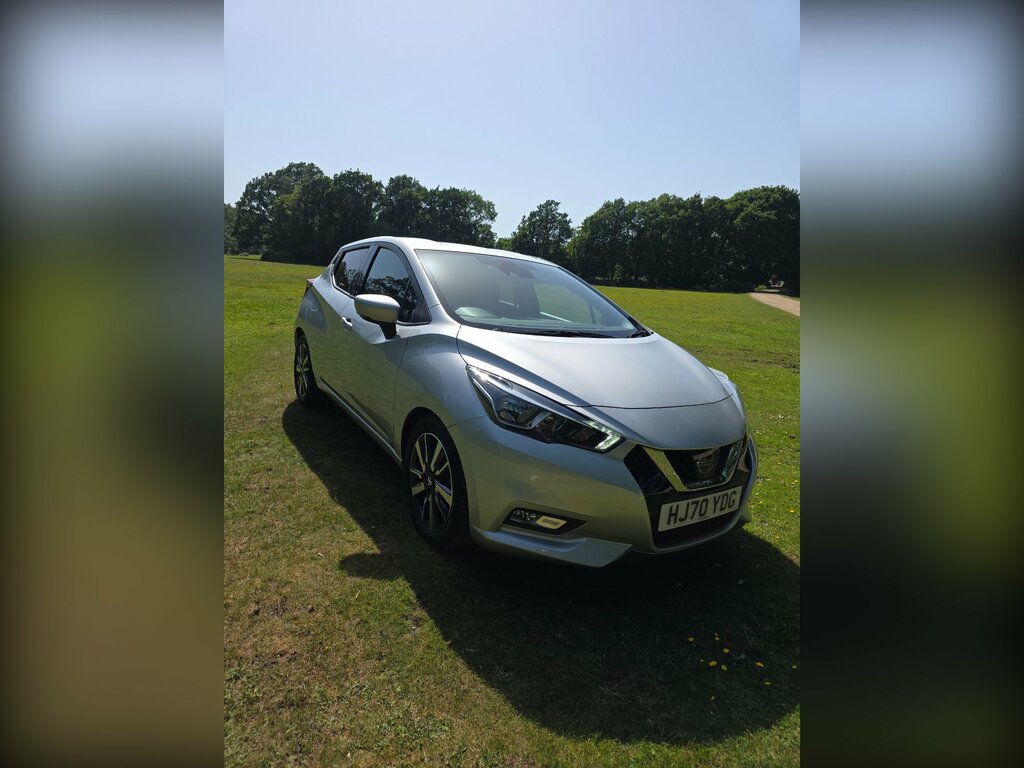 Nissan Micra 1.0 Ig-t Tekna Hatchback Euro 6 Silver #3