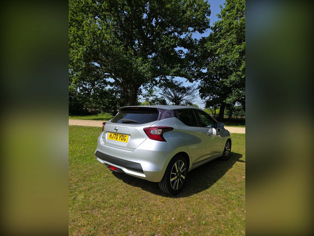 Nissan Micra 1.0 Ig-t Tekna Hatchback Euro 6 Silver #2