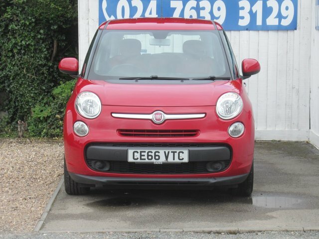 Fiat 500L 1.4 Pop Star Mpv Euro 6 95 Bhp CE66VTC Red #4