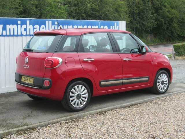 Fiat 500L 1.4 Pop Star Mpv Euro 6 95 Bhp CE66VTC Red #3