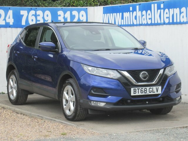Nissan Qashqai 1.5 Dci Acenta Premium Suv Euro BT68GLV Blue
