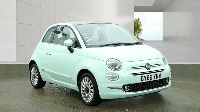 Fiat 500 1.2 Lounge Hatchback Euro 6 S S Green