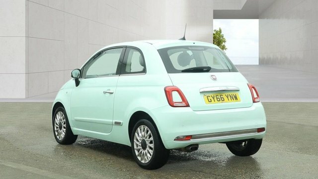 Fiat 500 1.2 Lounge Hatchback Euro 6 S S Green #3