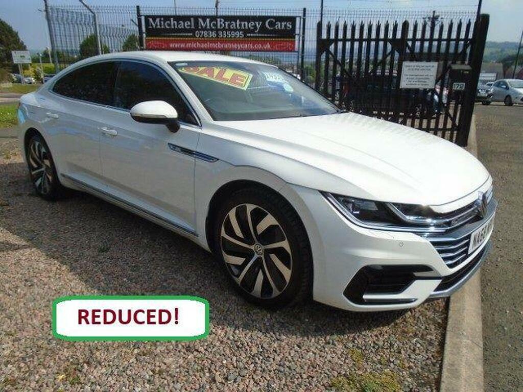 Volkswagen Arteon 2.0 Tdi R-line Fastback Dsg 4Motion Euro 6 S S White