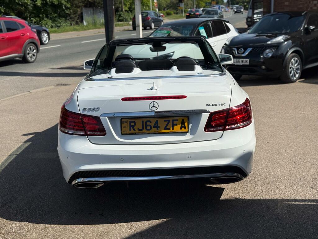 Mercedes-Benz E Class 2.1 E220 Bluetec Amg Line Cabriolet G-tronic Euro RJ64ZFA White #6