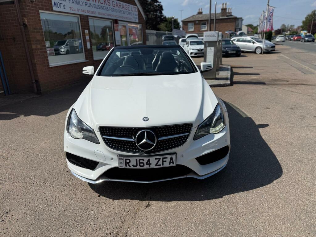 Mercedes-Benz E Class 2.1 E220 Bluetec Amg Line Cabriolet G-tronic Euro RJ64ZFA White #4
