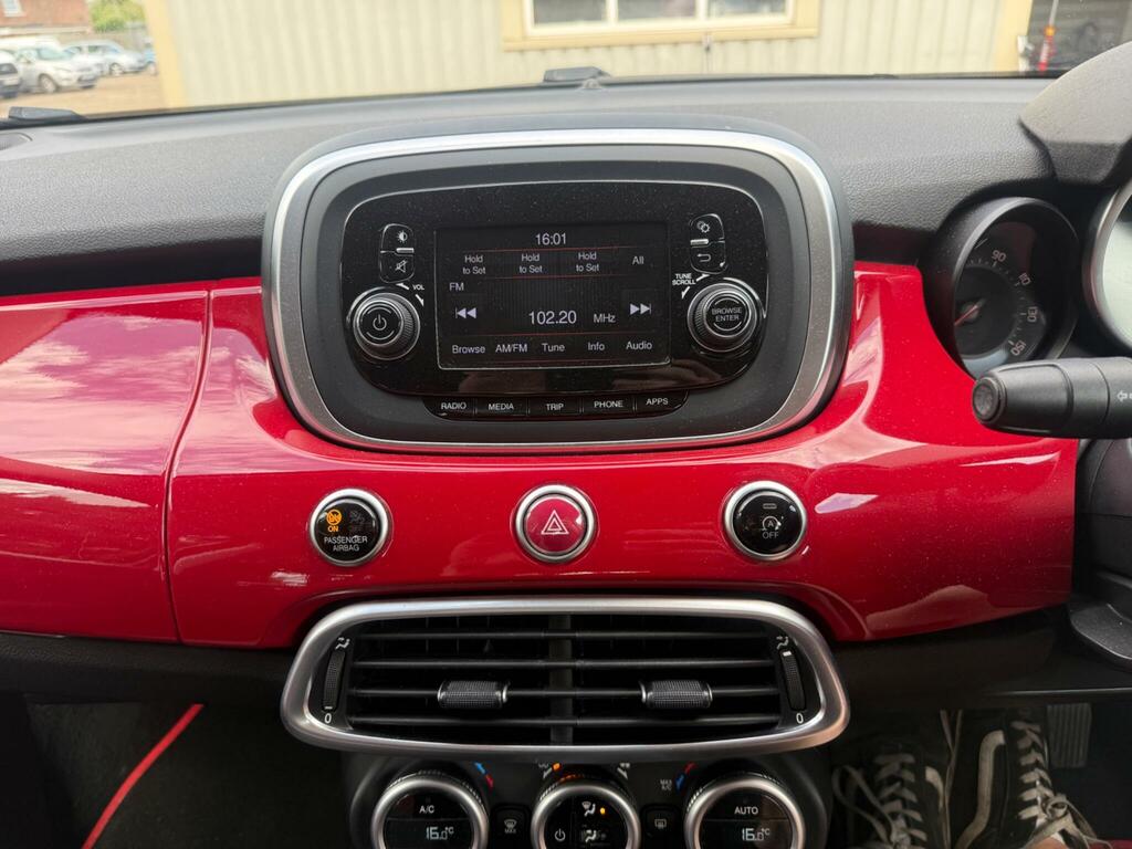 Fiat 500X 1.6 E-torq Pop Star Euro 6 Red #5