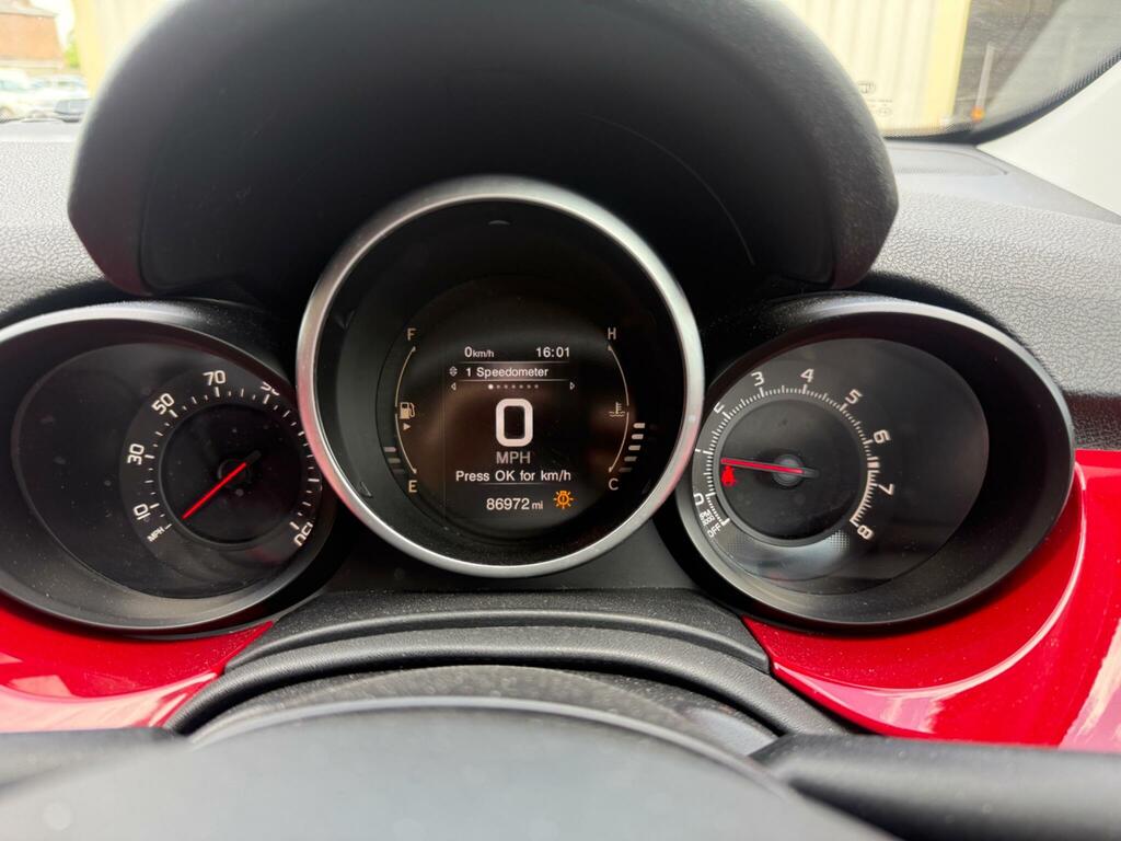 Fiat 500X 1.6 E-torq Pop Star Euro 6 Red #4
