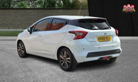 Nissan Micra Ig-t N-connecta HV68HZJ White #6