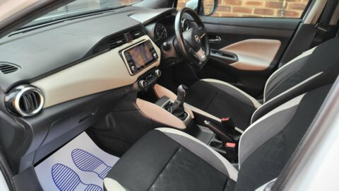 Nissan Micra Ig-t N-connecta HV68HZJ White #2
