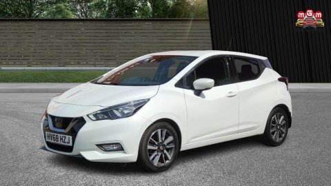Nissan Micra Ig-t N-connecta HV68HZJ White #5