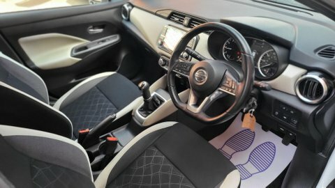 Nissan Micra Ig-t N-connecta HV68HZJ White #4