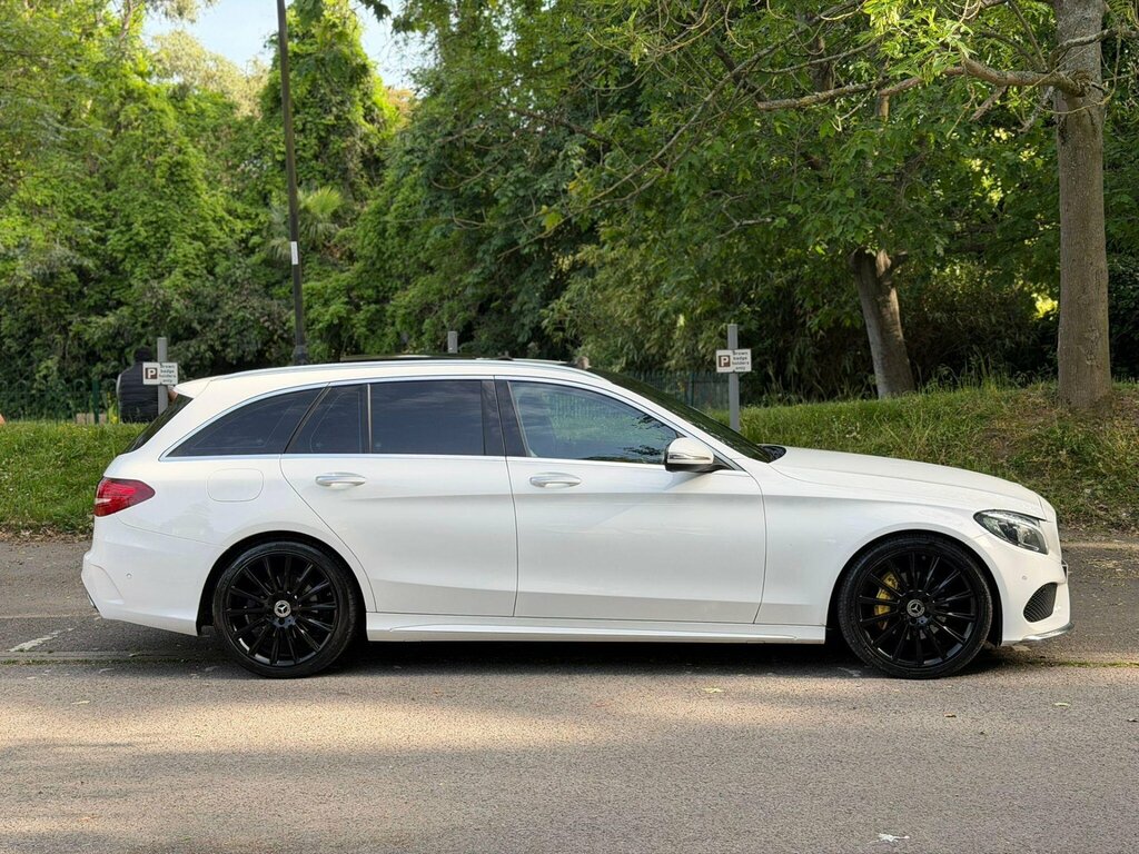 Mercedes-Benz C Class 2.1 C220d Amg Line Premium G-tronic Euro 6 Ss White #2