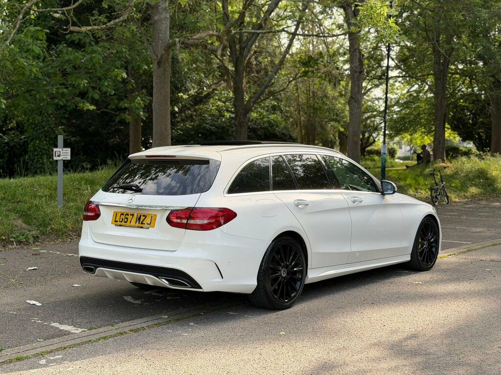 Mercedes-Benz C Class 2.1 C220d Amg Line Premium G-tronic Euro 6 Ss White #3