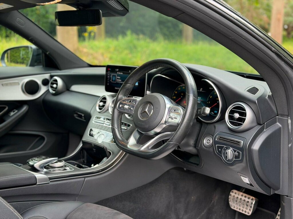 Mercedes-Benz C Class Coupe Black #10