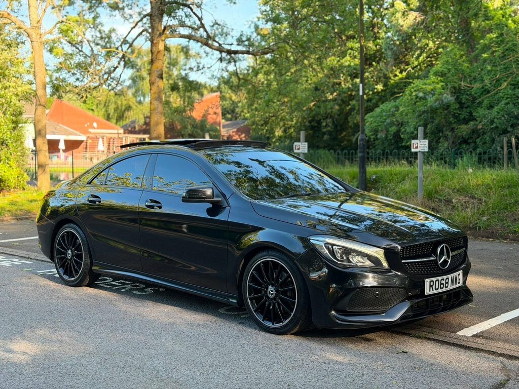 Mercedes-Benz CLA Class 2.1 Cla220d Amg Line Night Edition Plus Coupe 7G Black