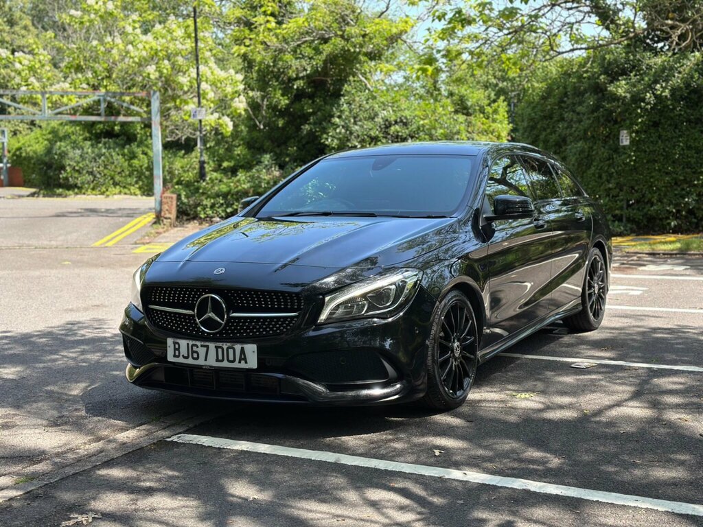 Mercedes-Benz CLA Class Cla180 Amg Line Coupe Blue #8