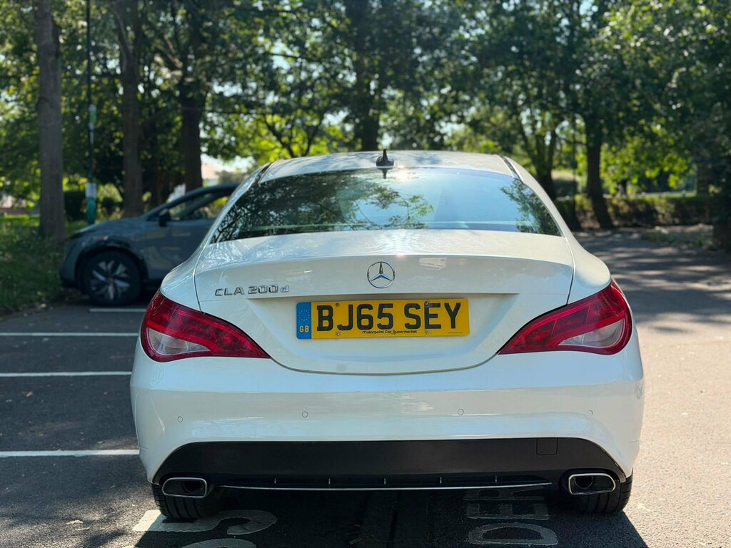 Mercedes-Benz CLA Class 2.1 Cla200d Sport Coupe Euro 6 Ss White #4