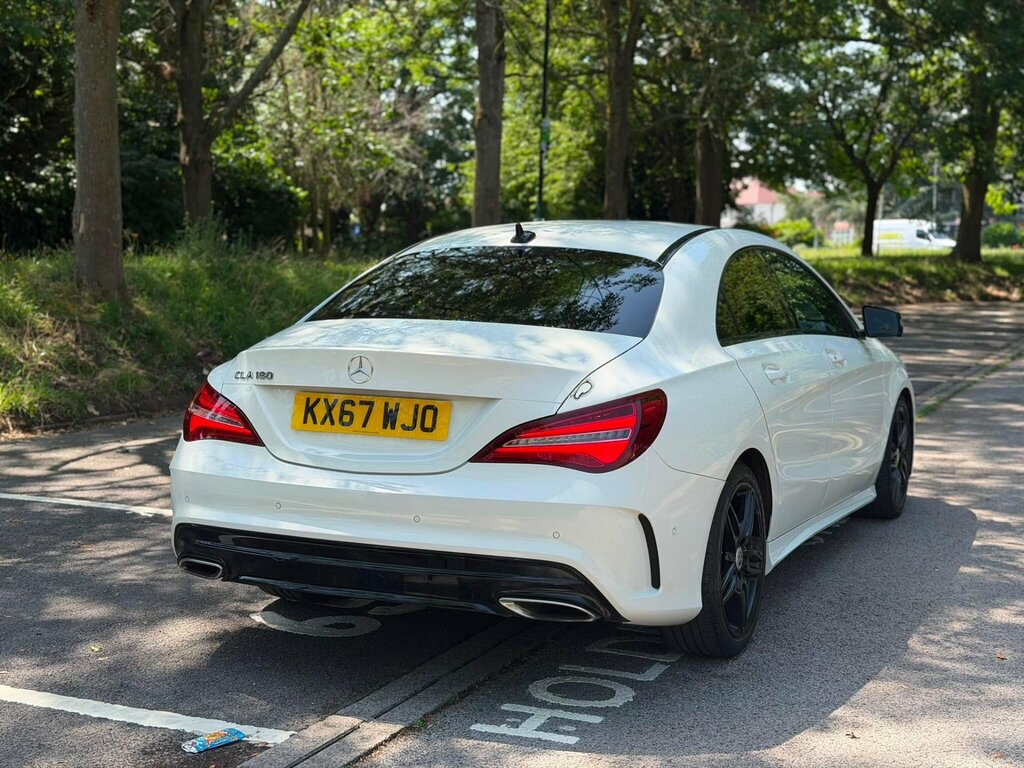 Mercedes-Benz CLA Class 1.6 Cla180 Amg Line Coupe 7G-dct Euro 6 Ss White #4