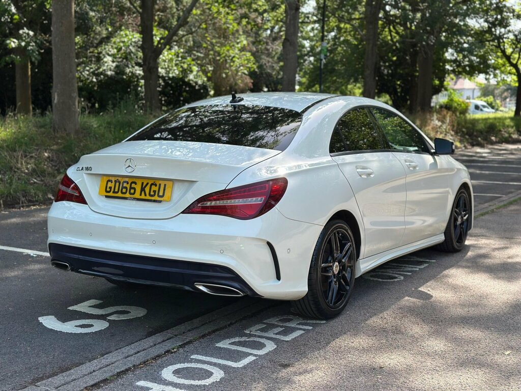 Mercedes-Benz CLA Class 1.6 Cla180 Amg Line Coupe Euro 6 Ss White #4