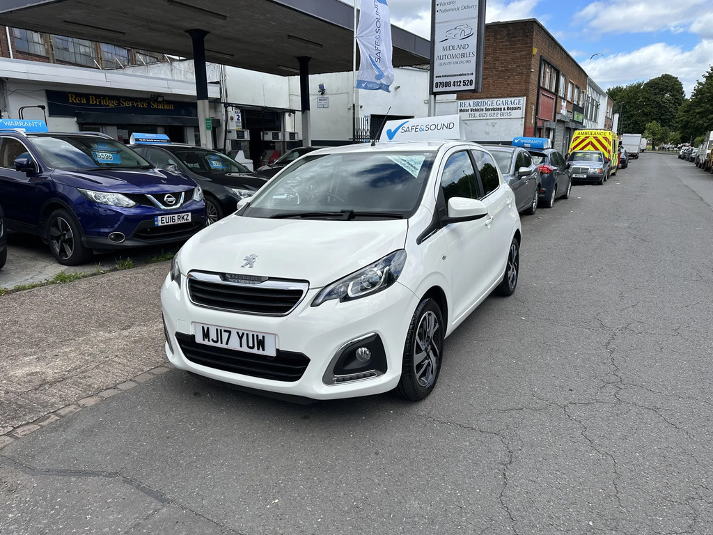 Peugeot 108 Hatchback White #4