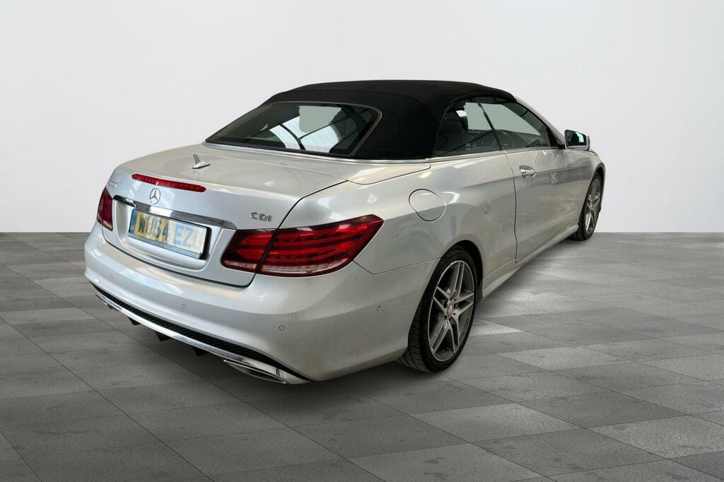 Mercedes-Benz E Class 2.1 E220 Cdi Amg Sport Cabriolet G-tronic Euro 5 WU64EZG Silver #3