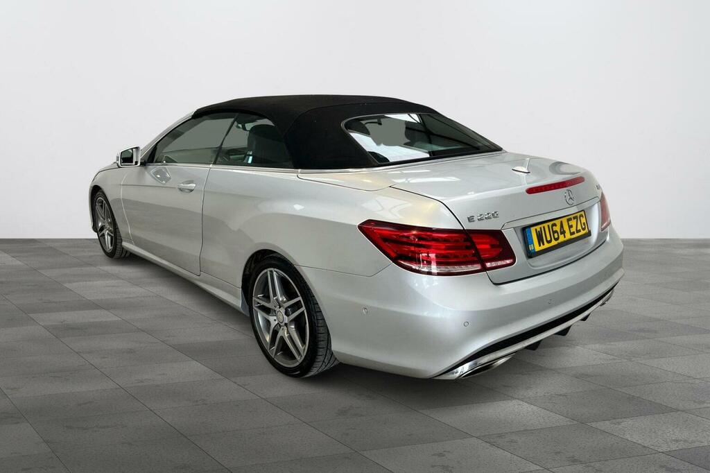 Mercedes-Benz E Class 2.1 E220 Cdi Amg Sport Cabriolet G-tronic Euro 5 WU64EZG Silver #5