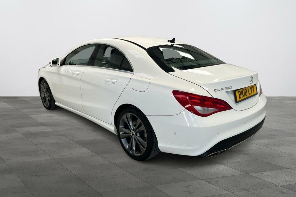 Mercedes-Benz CLA Class 1.6 Cla180 Sport Coupe Euro 6 Ss BK18LVV White #5