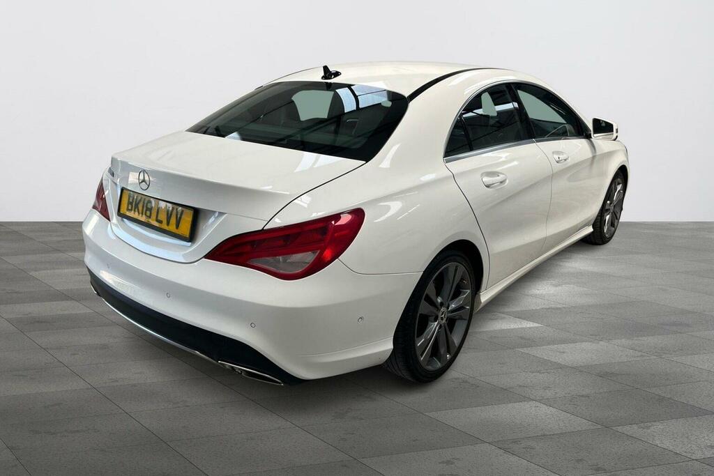 Mercedes-Benz CLA Class 1.6 Cla180 Sport Coupe Euro 6 Ss BK18LVV White #3