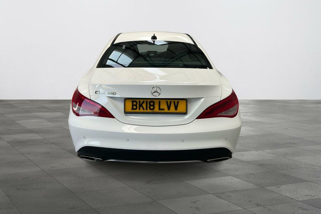 Mercedes-Benz CLA Class 1.6 Cla180 Sport Coupe Euro 6 Ss BK18LVV White #4