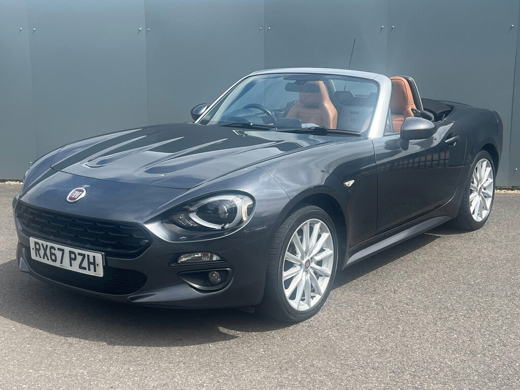 Fiat 124 Spider 1.4 Multiair Lusso Plus Convertible 2 Seat Eur Grey #4