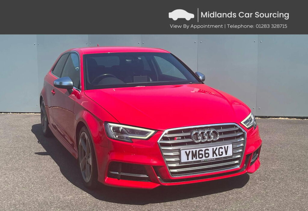 Audi S3 2.0 Tfsi Hatchback 5 Seat S Tronic Quattro Dsg Red