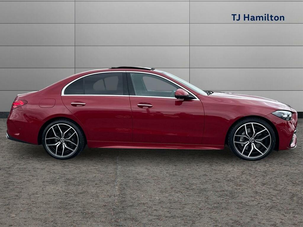 Mercedes-Benz C Class C300d Amg Line Premium Plus 9G-tronic Red #4