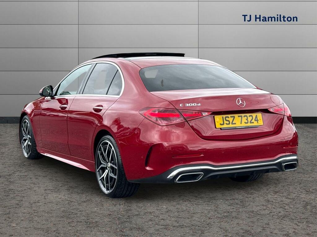 Mercedes-Benz C Class C300d Amg Line Premium Plus 9G-tronic Red #3