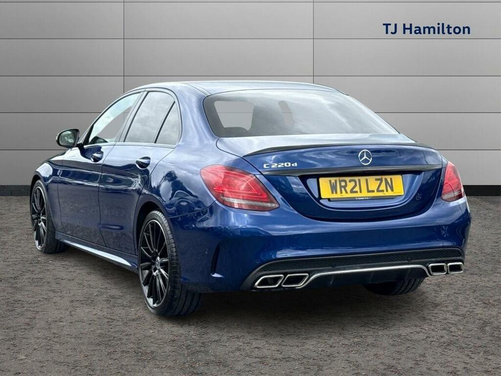 Mercedes-Benz C Class C220d Amg Line Night Edition Premium 9G-tronic WR21LZN Blue #3