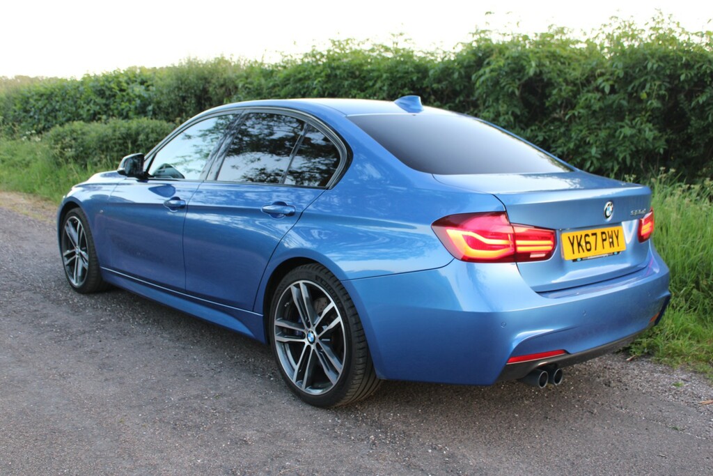 BMW 3 Series Saloon 2.0 320D M Sport Shadow Edition Saloon 201 YK67PWY Blue #4
