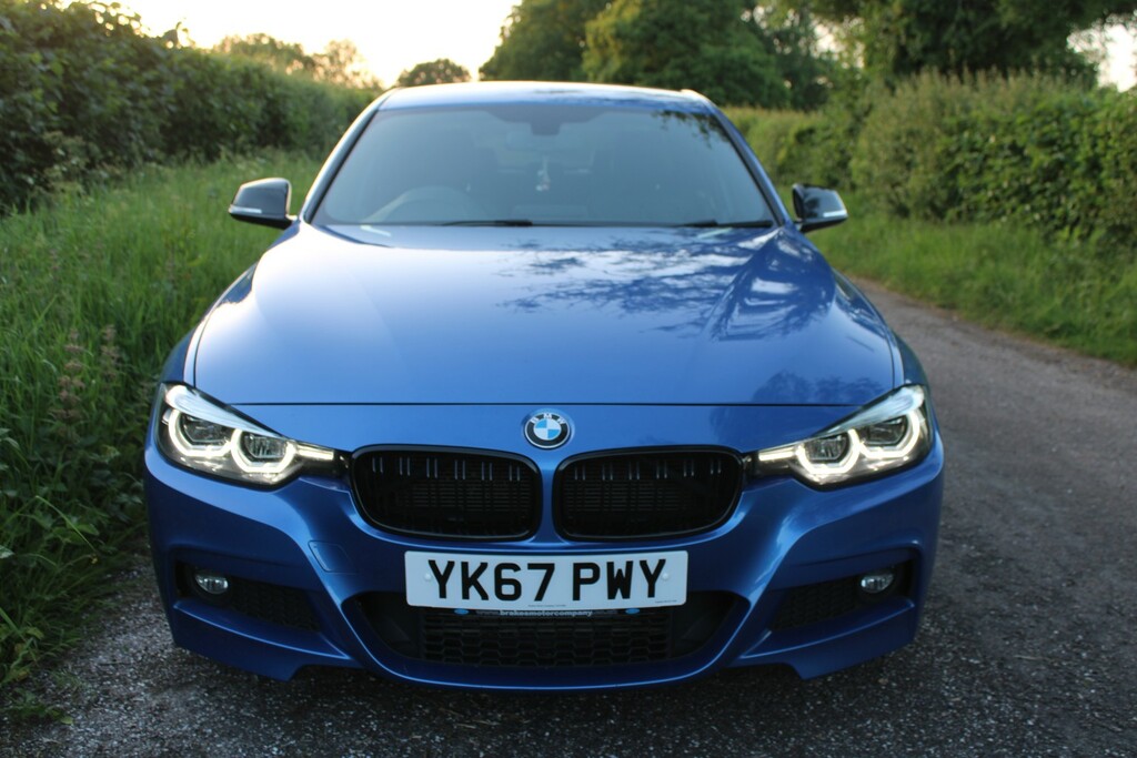 BMW 3 Series Saloon 2.0 320D M Sport Shadow Edition Saloon 201 YK67PWY Blue #2