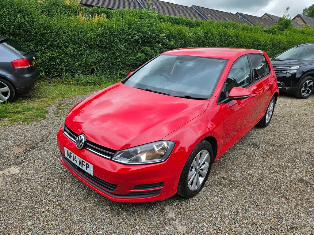 Volkswagen Golf 1.6 Tdi 105 Se MF14WFP Red #3