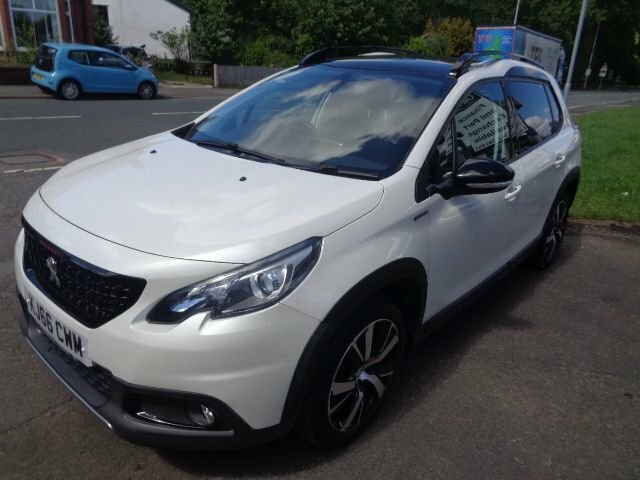 Peugeot 2008 1.6 Bluehdi Gt Line Suv Euro 6 KJ66CWM White #4