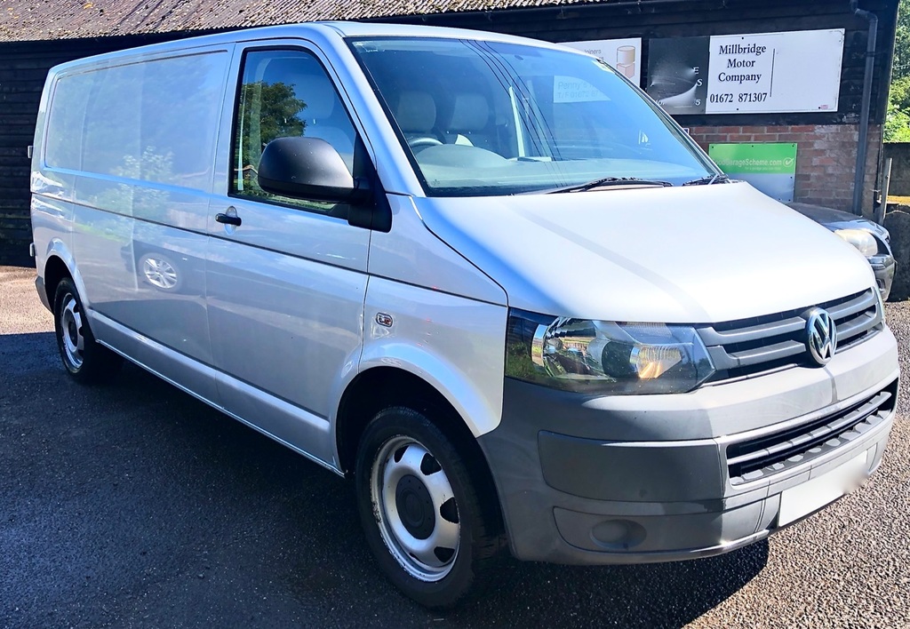 Volkswagen Transporter Panel Van 2.0 Tdi Lwb T30 180 Bhp Pv 201261 Silver #2