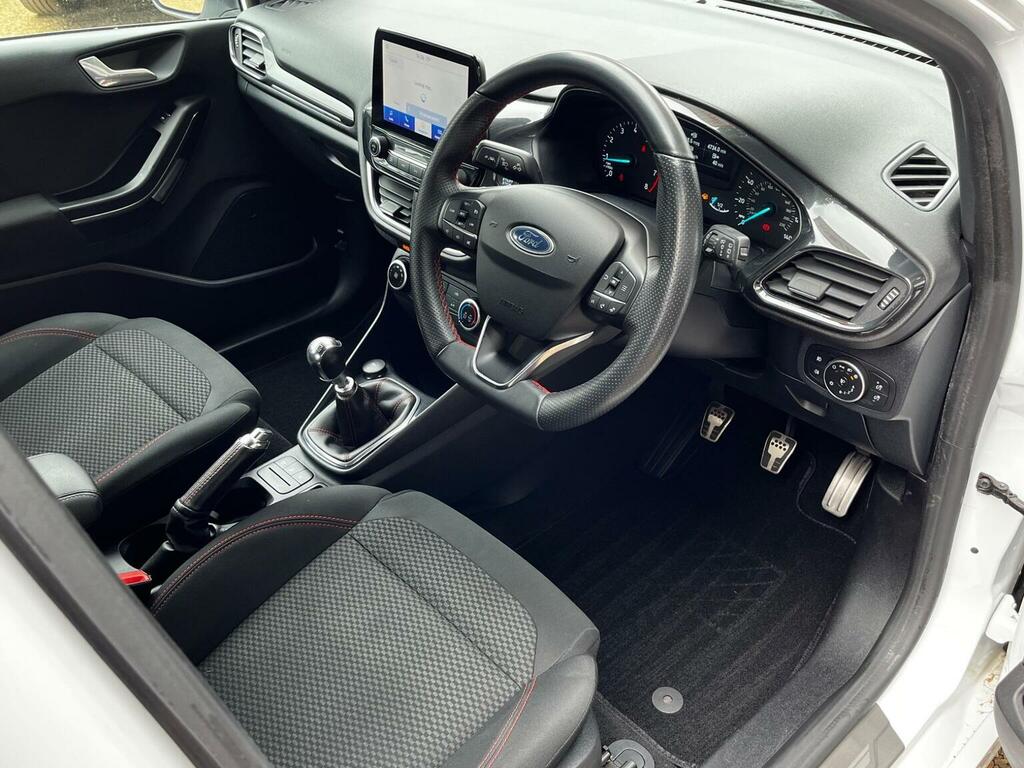Ford Fiesta Hatchback 1.0T Ecoboost St-line Edition Euro 6 S WV20VGT White #2