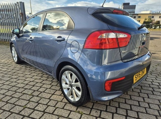 Kia RIO 2 Hatchback Blue #4