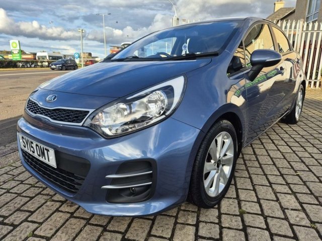Kia RIO 2 Hatchback Blue #3