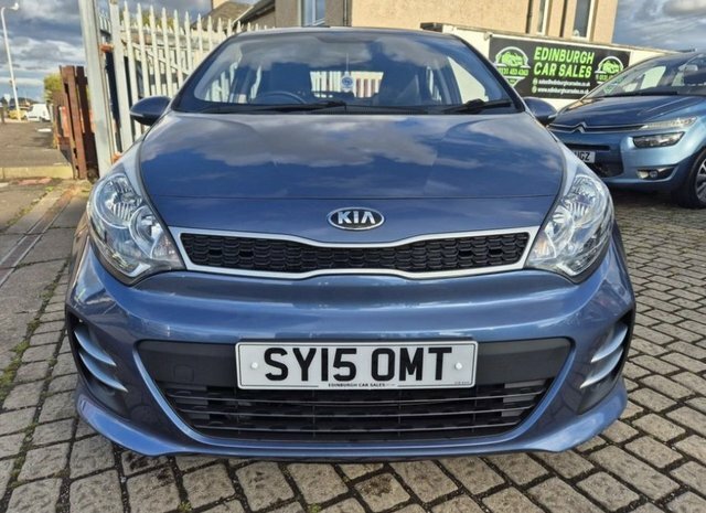 Kia RIO 2 Hatchback Blue #2