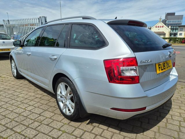 Skoda Octavia Tdi Se L Estate Silver #4