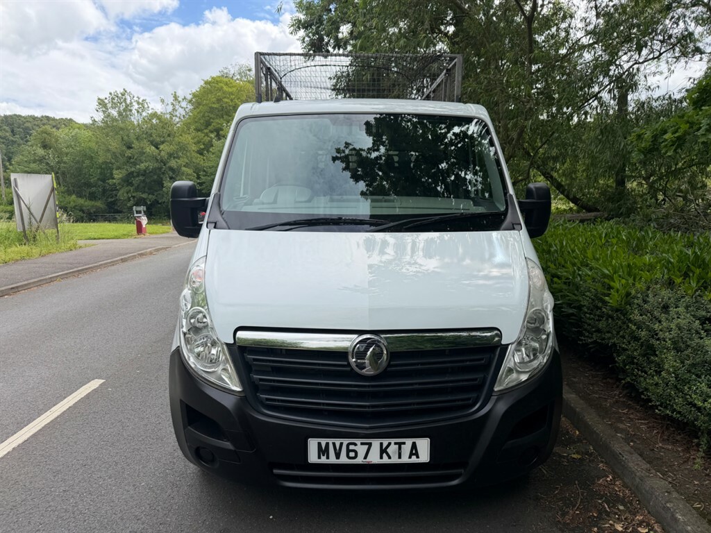Vauxhall Movano R3500 Cage Tipper 7000Kg Train Refuge Waste House White #2
