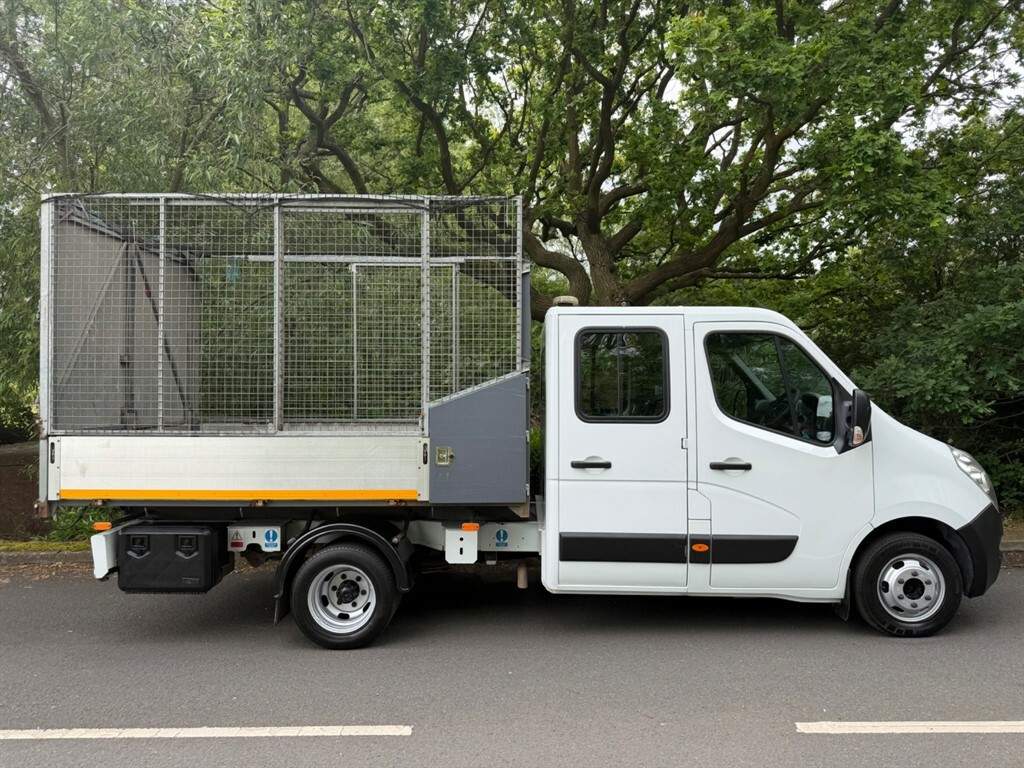 Vauxhall Movano R3500 Cage Tipper 7000Kg Train Refuge Waste House White #3